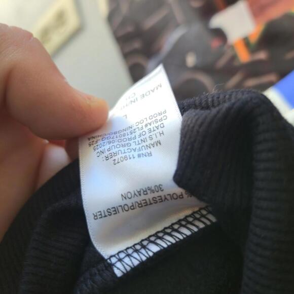 SONY PLAYSTATION BLACK FLEECE HOODIE BOYS SZ LARGE 🔥 NEW VIDEO GAMES - Picture 4 of 5